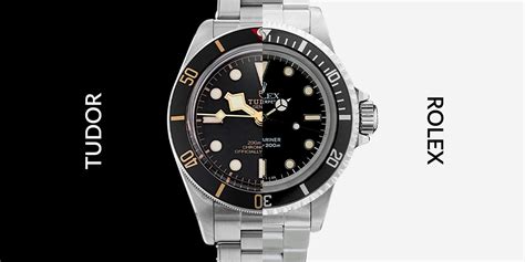 difference tudor rolex